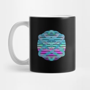 Retro-futuristic atom 2 Mug